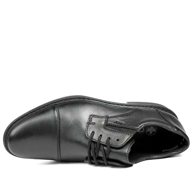 Rieker Smart Leather Lace Up Shoes - RKR43510 / 328 770 - Black
