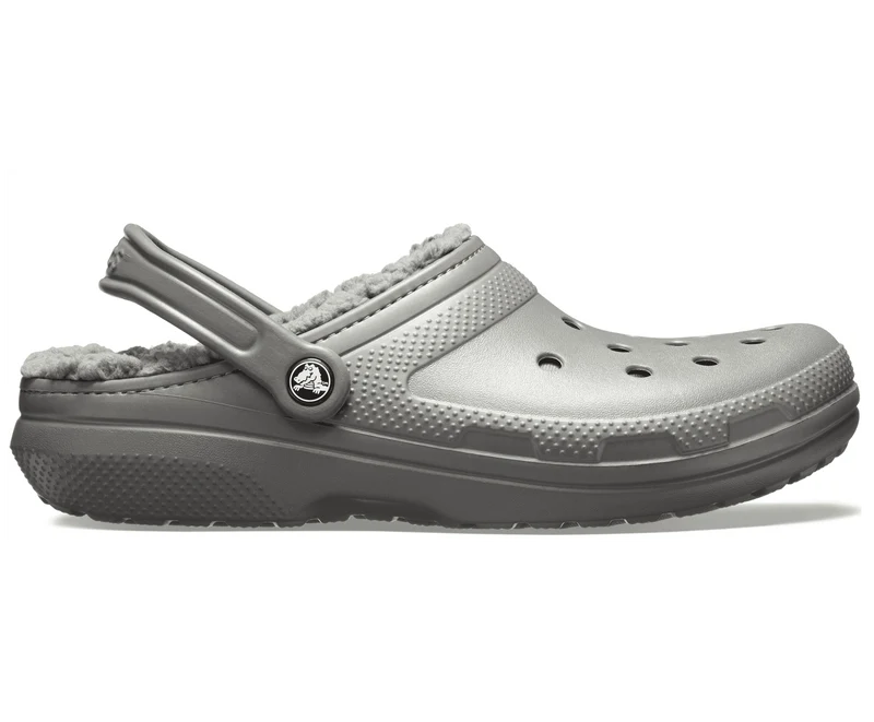 Crocs Unisex-Klassiker Lined Clog - Schiefergrau / Rauch