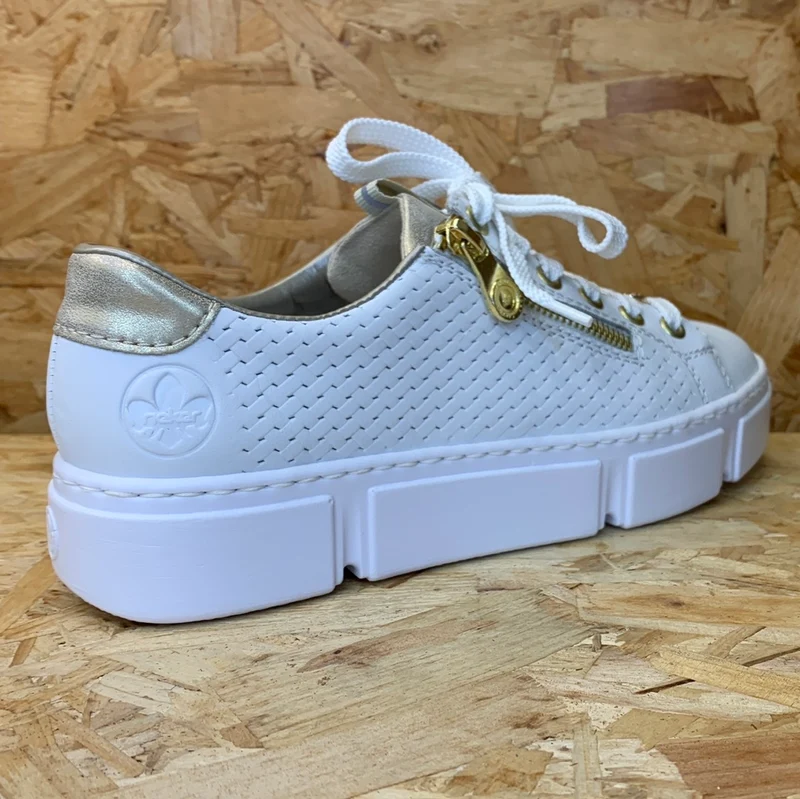 Rieker Modische Damen-Sneaker – Weiß