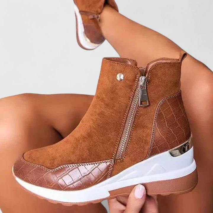 Amelie | Orthopädische Keilstiefel Mit Elegantem Design