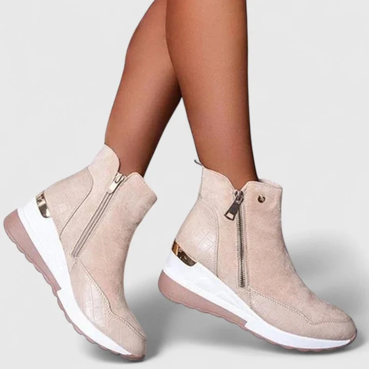Amelie | Orthopädische Keilstiefel Mit Elegantem Design