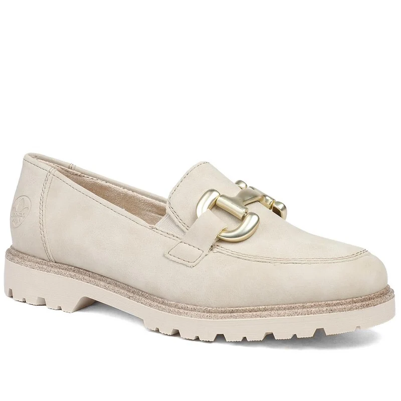 Rieker Grip Sole Buckle Moccasins - RKR43521 / 328 764
