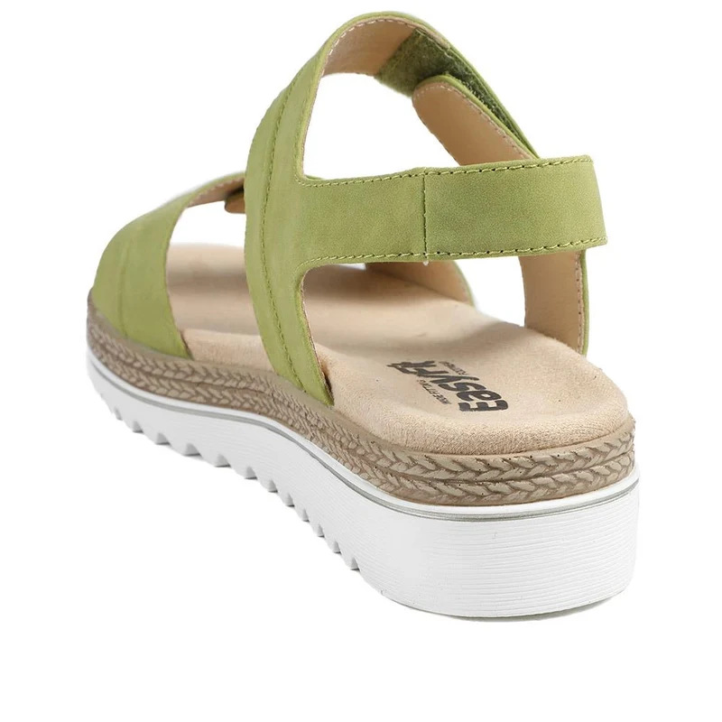 EasyFit Catena Extra Wide Touch Fasten Sandals - CATENA / 329 163 - Green