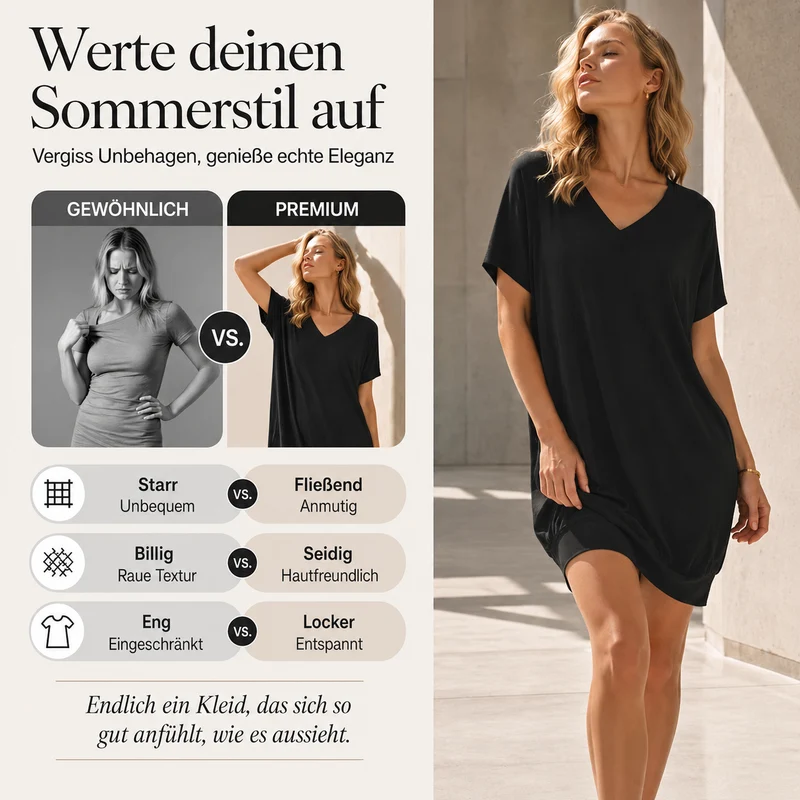 Fyrella | Lässiges Freizeitkleid mit Seitentaschen