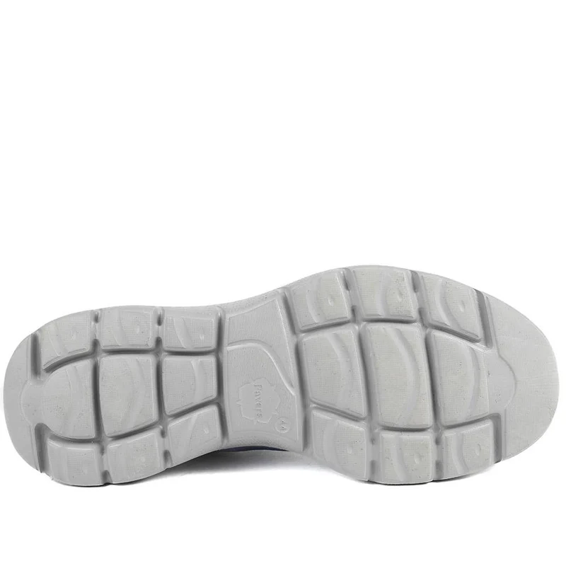 Wide Fit Active Trainers with Memory Foam Insole - BOJIE43021 / 329 152 - Navy