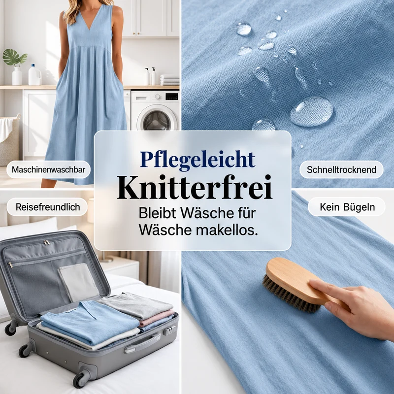 Roxyl | Ärmelloses Midikleid mit weitem Rock