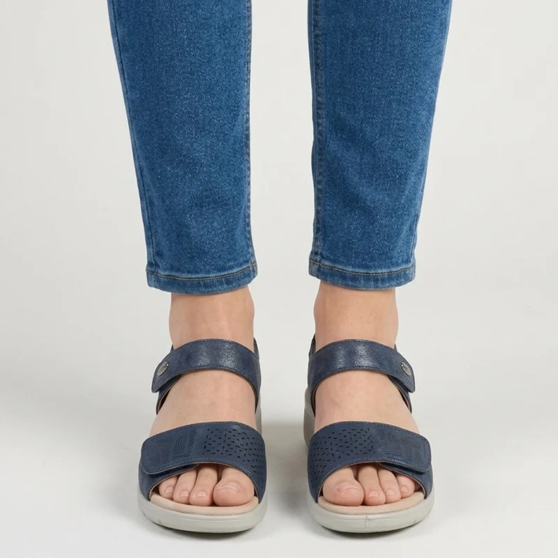 Alourica | Damen-Sandale mit verstellbaren Riemen