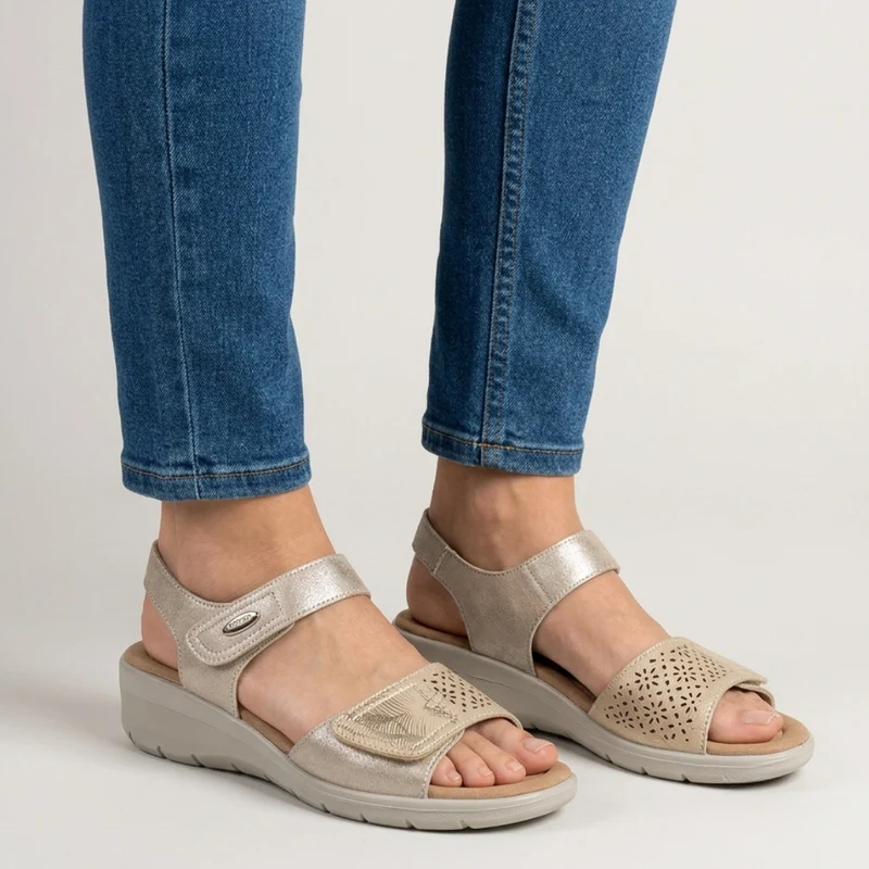 Alourica | Damen-Sandale mit verstellbaren Riemen