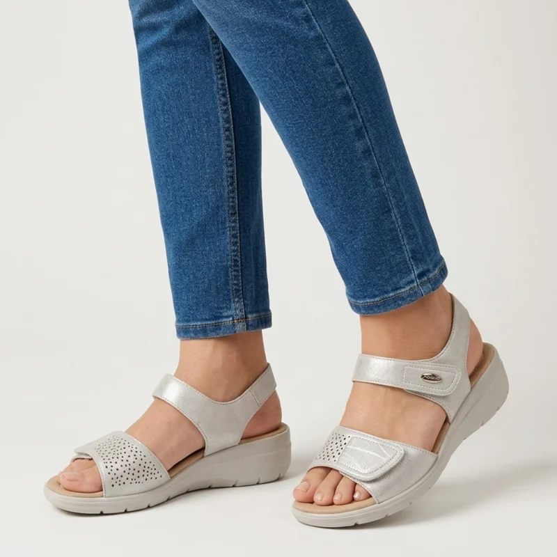 Alourica | Damen-Sandale mit verstellbaren Riemen