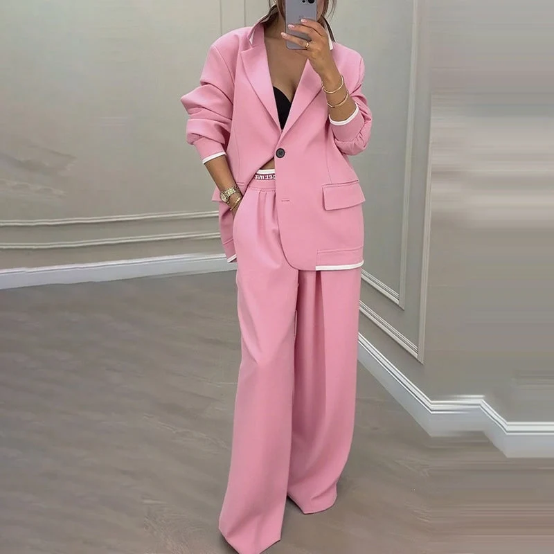 Aadee | Hosenanzug mit Übergröße-Blazer und weiter Hose