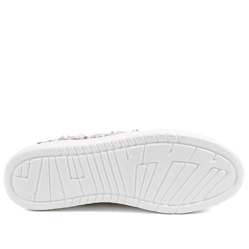 Knitted Zip & Lace Fasten Trainers - WBINS43002 / 328 883 - Multi