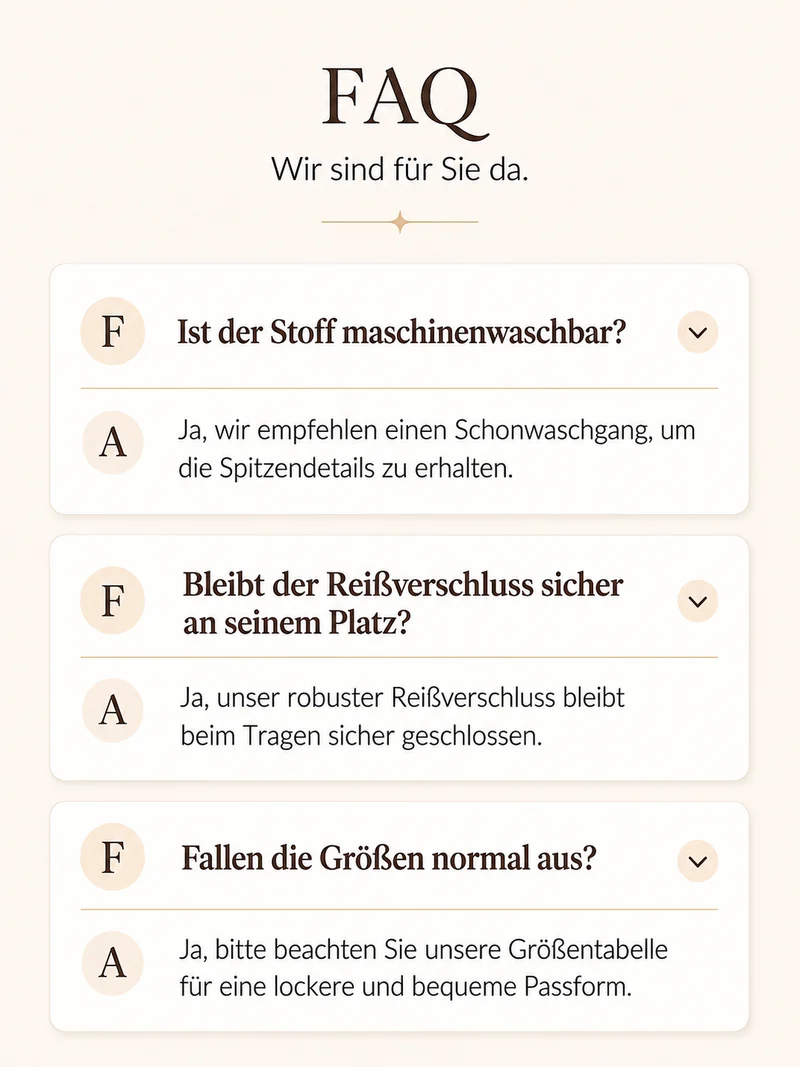 Anneliez | Spitzenoberteil mit Schulteröffnungen und Frontreißverschluss
