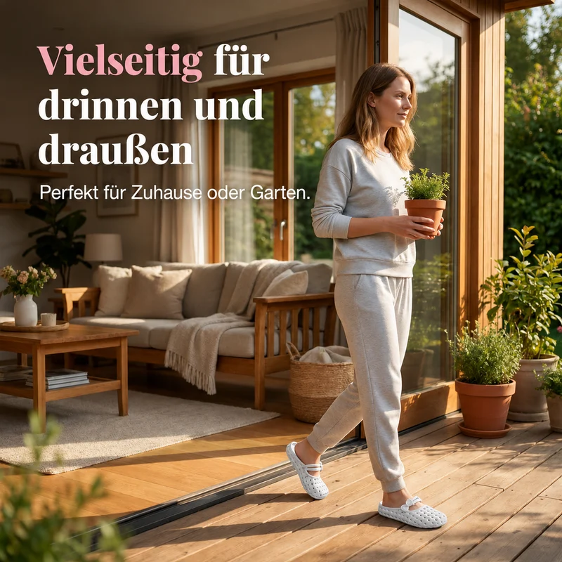 Völzia | Atmungsaktive geschlossene Sommer-Pantoletten