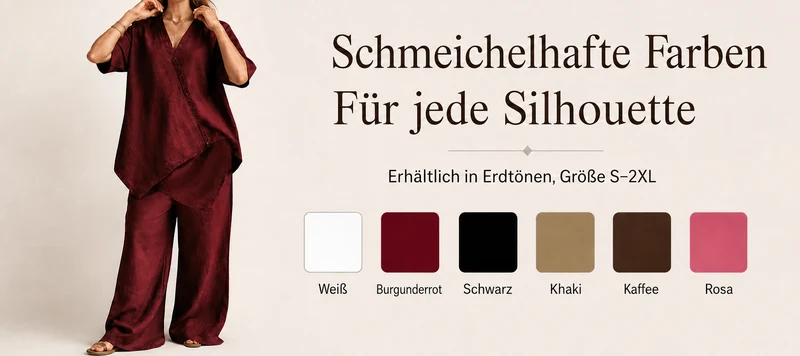 Osterlah | Asymmetrisches Zweiteiler-Set mit weiter Hose