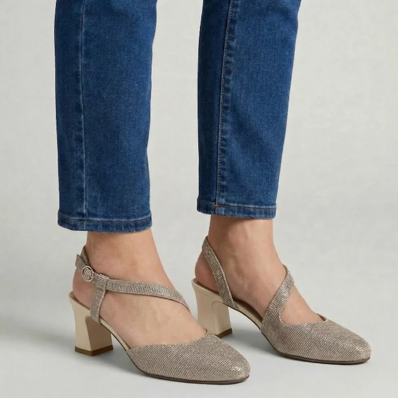 Froline | Feminine Komfort-Pumps mit elegantem Glanz