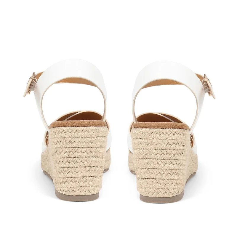 Lightweight Wedge Espadrilles - WBINS37095 / 323 624 - White