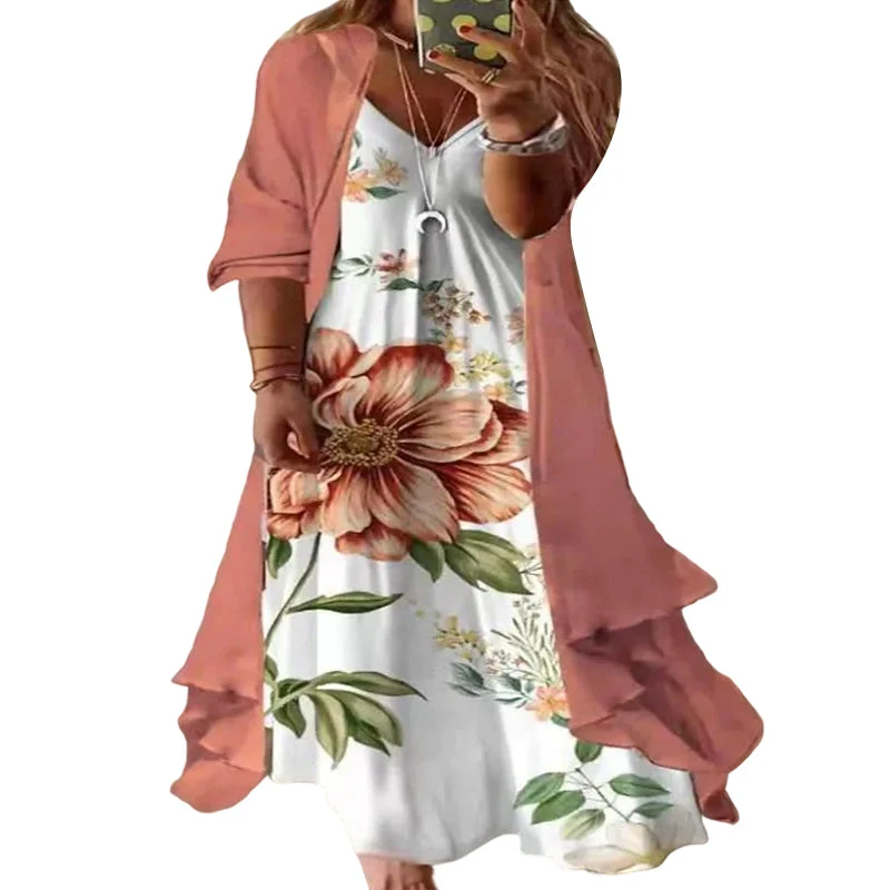 Sylveign | Fließendes Swingkleid mit Blumenprint