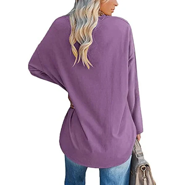 Natascha | Lockerer Strickpullover mit V-Ausschnitt