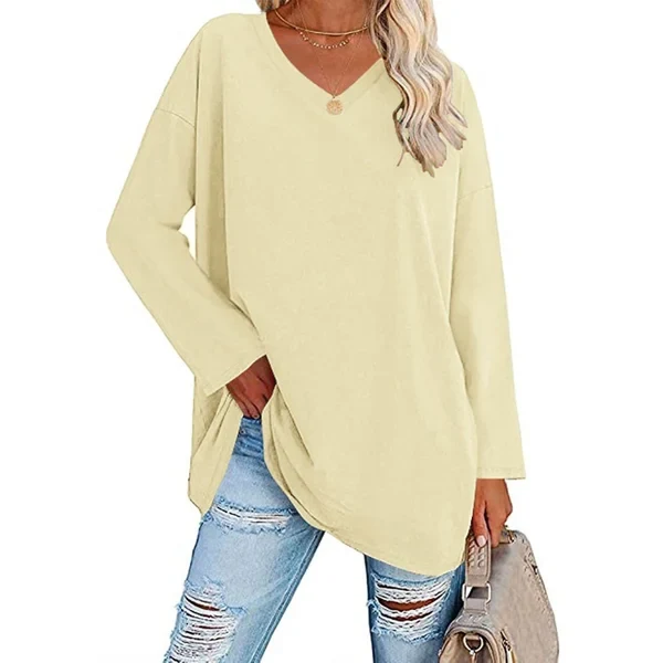 Natascha | Lockerer Strickpullover mit V-Ausschnitt