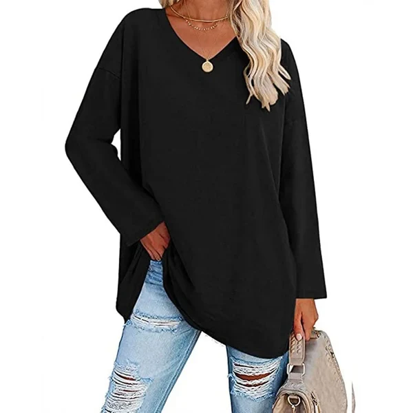 Natascha | Lockerer Strickpullover mit V-Ausschnitt