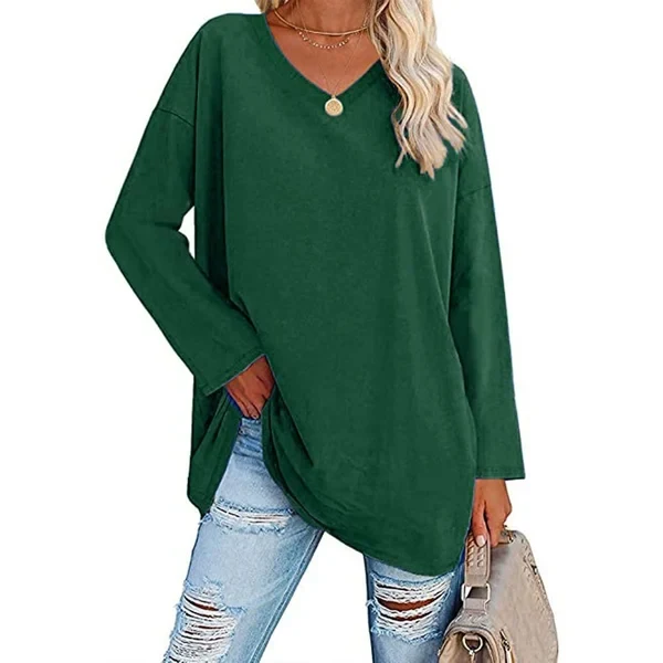 Natascha | Lockerer Strickpullover mit V-Ausschnitt