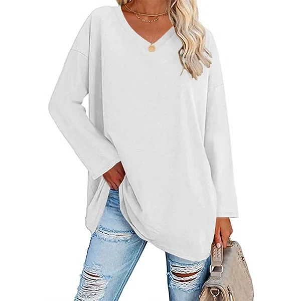Natascha | Lockerer Strickpullover mit V-Ausschnitt