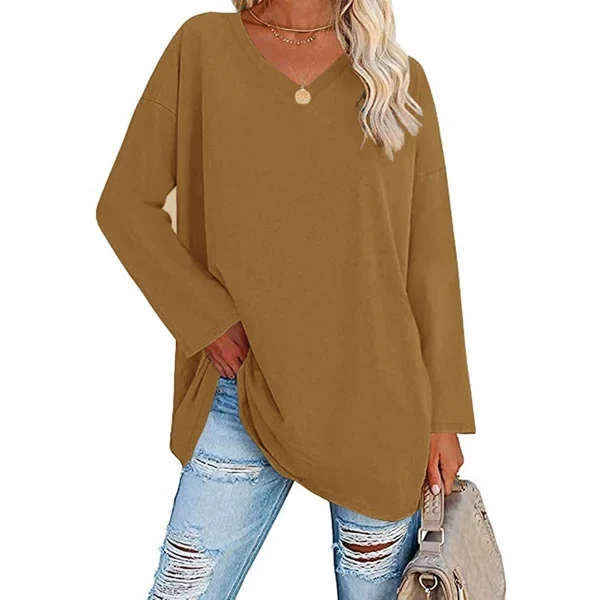 Natascha | Lockerer Strickpullover mit V-Ausschnitt