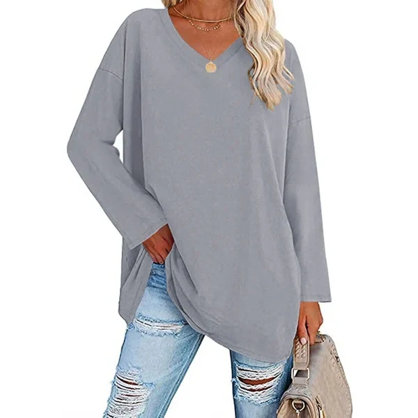 Natascha | Lockerer Strickpullover mit V-Ausschnitt