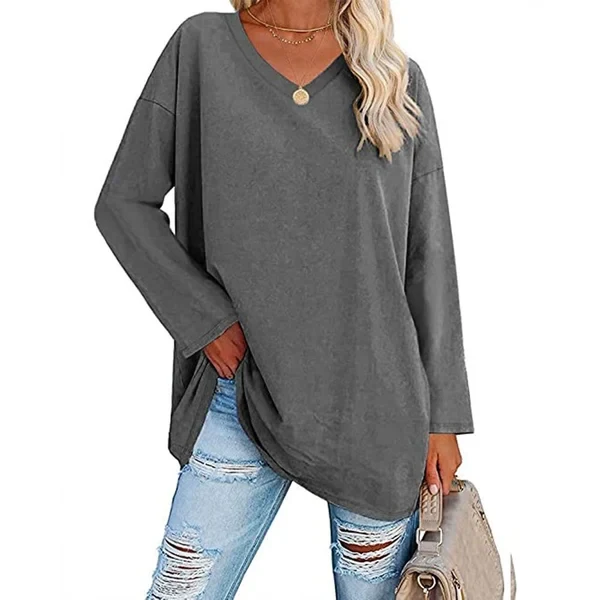 Natascha | Lockerer Strickpullover mit V-Ausschnitt