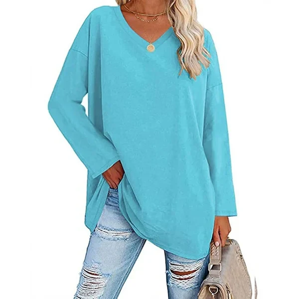 Natascha | Lockerer Strickpullover mit V-Ausschnitt