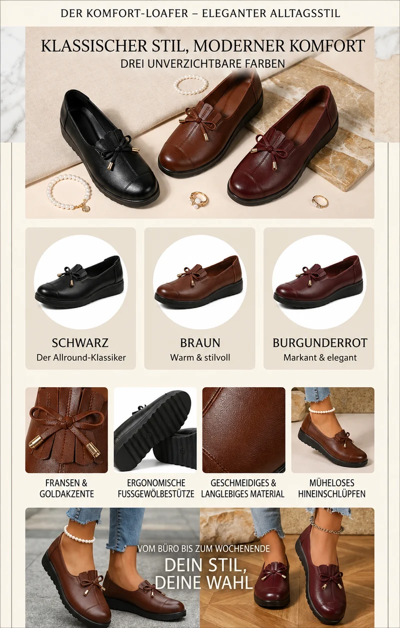Eina | Bequeme Leder-Slipper mit weicher und flexibler Sohle