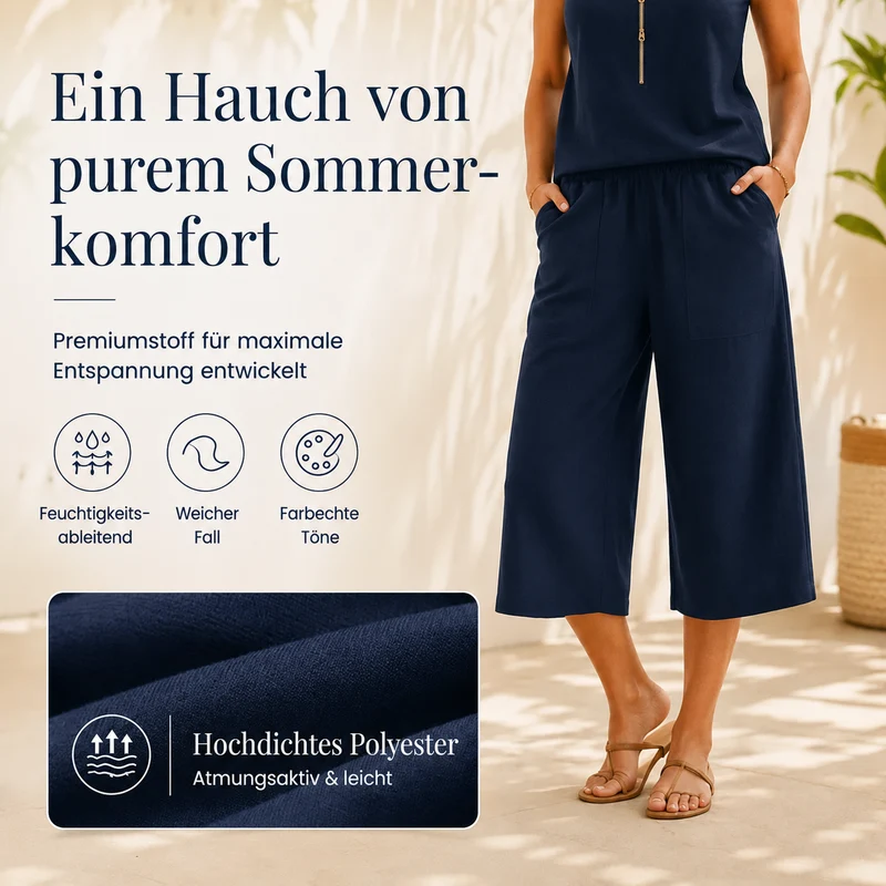 Damisha | Ärmelloses Zweiteiler-Set mit Halbzipper und Shorts