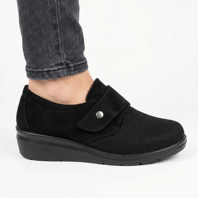 Fia | Atmungsaktive Komfortschuhe mit verstellbarem Klettverschluss
