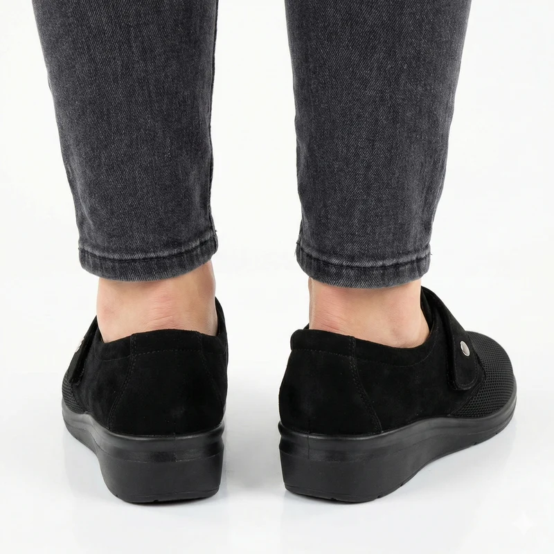 Fia | Atmungsaktive Komfortschuhe mit verstellbarem Klettverschluss