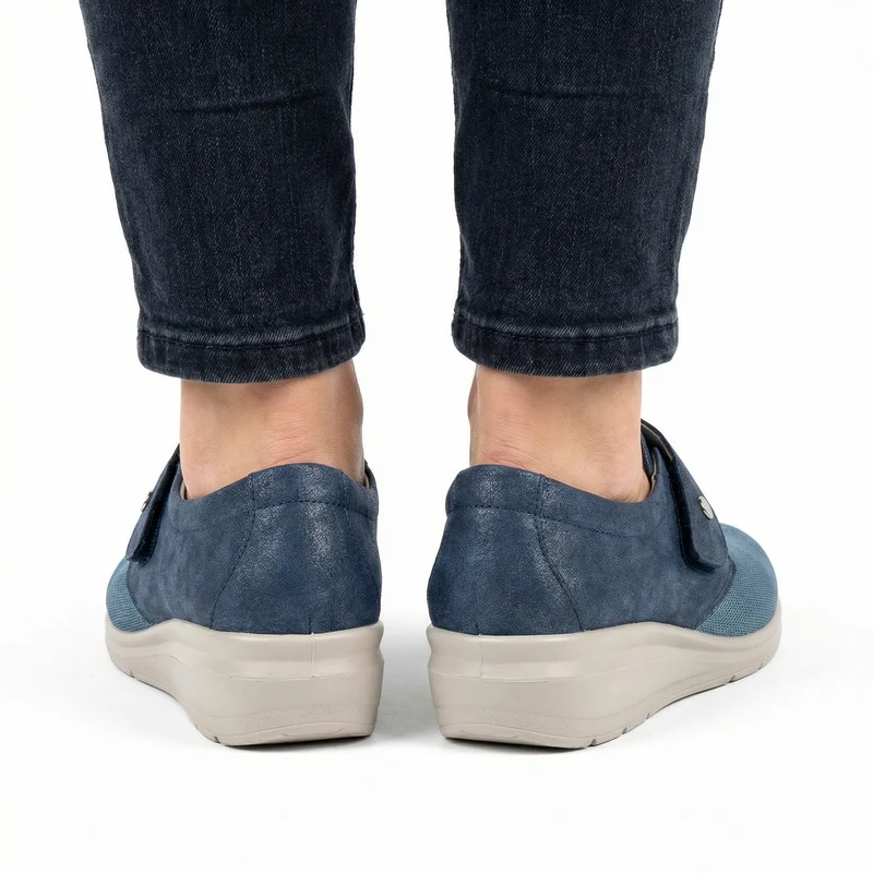 Fia | Atmungsaktive Komfortschuhe mit verstellbarem Klettverschluss