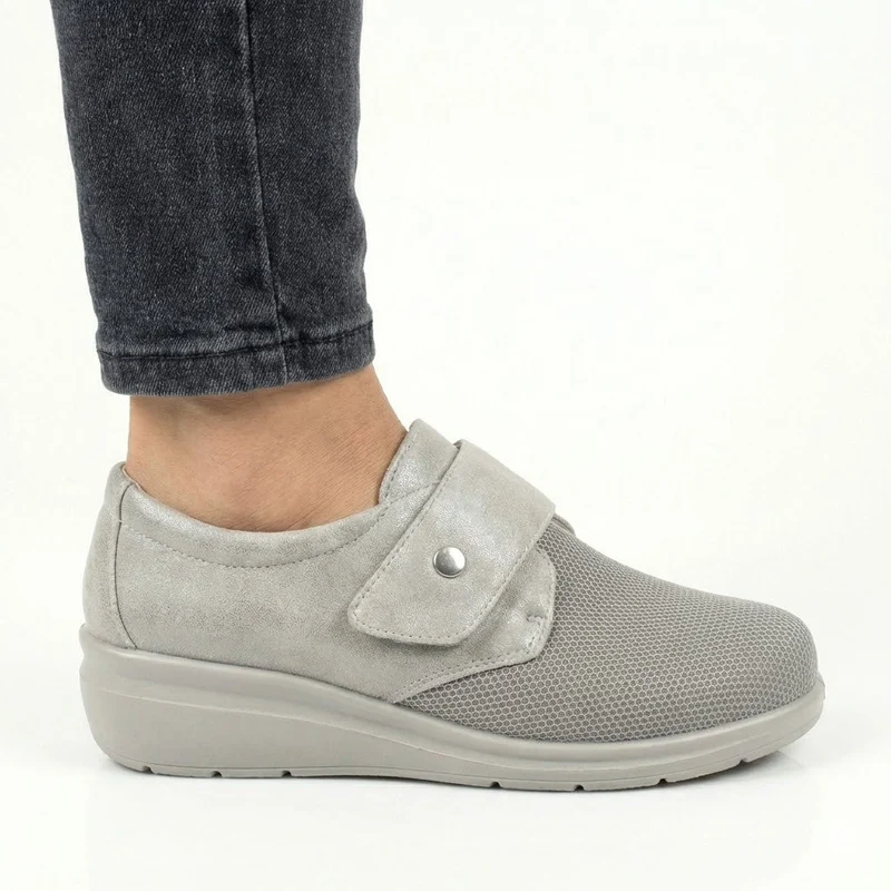 Fia | Atmungsaktive Komfortschuhe mit verstellbarem Klettverschluss