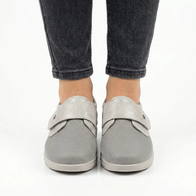Fia | Atmungsaktive Komfortschuhe mit verstellbarem Klettverschluss