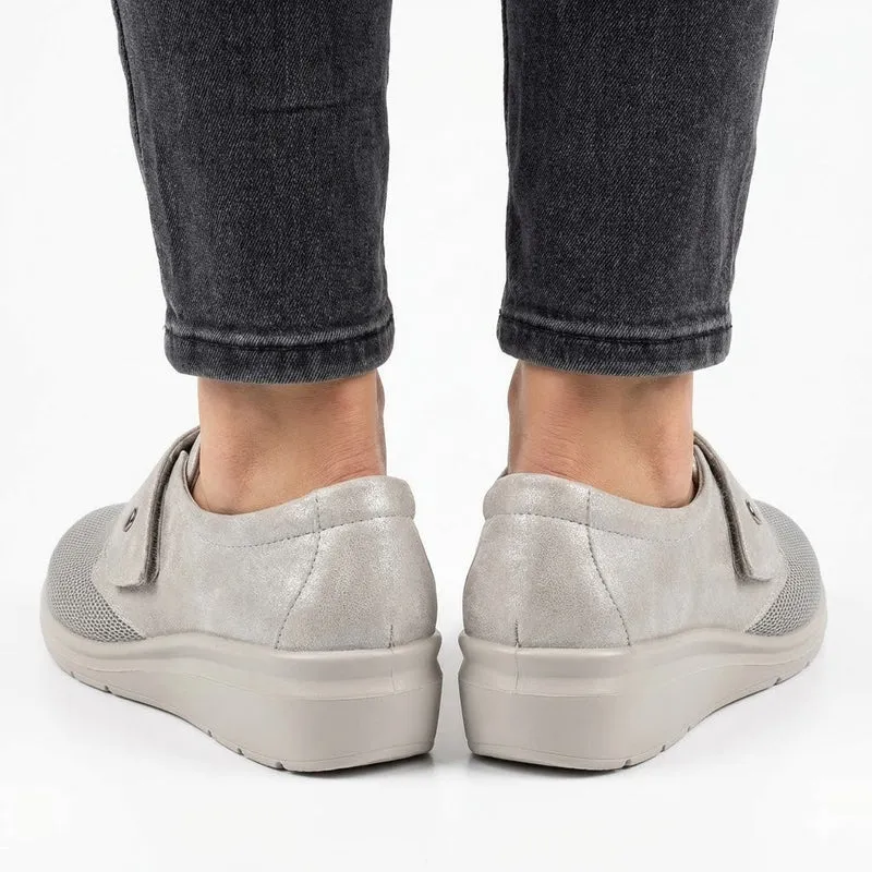 Fia | Atmungsaktive Komfortschuhe mit verstellbarem Klettverschluss
