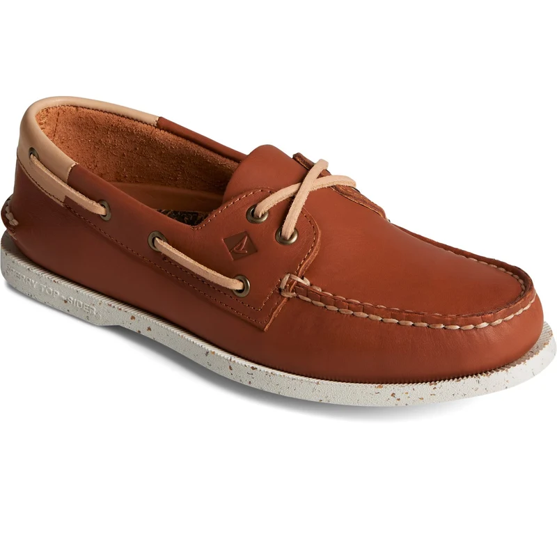 Sperry Herren A/O 2-Eye Veg Re-Tan Bootsschuhe – Hellbraun