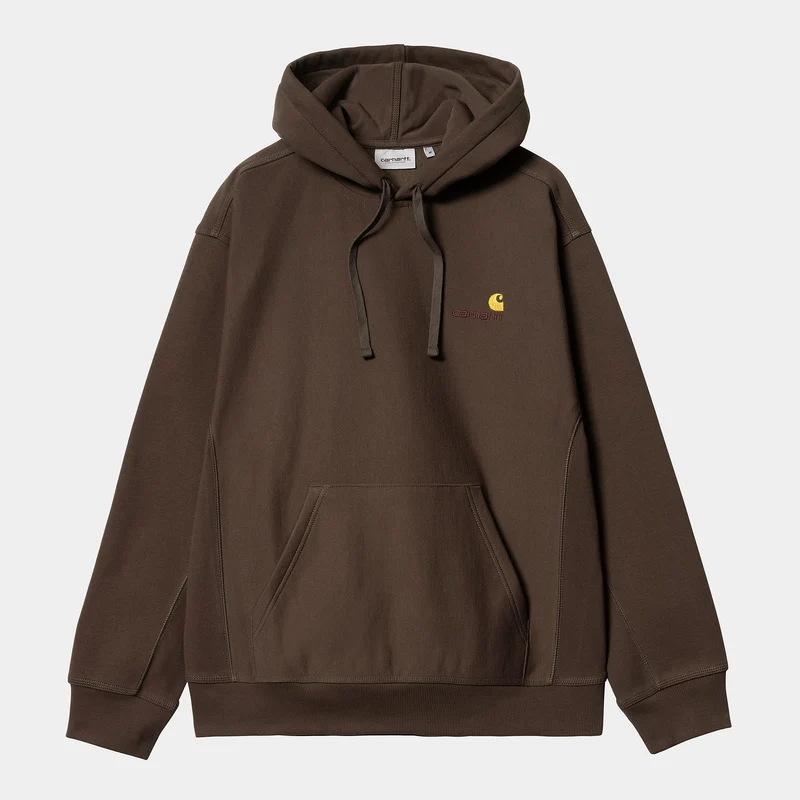Carhartt WIP Herren American Script Sweatshirt-Hoodie - Buckeye