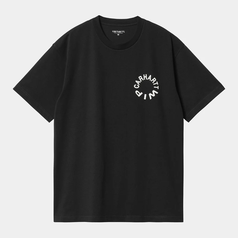Carhartt WIP Work Varsity T-Shirt für Herren - Schwarz / Wachs