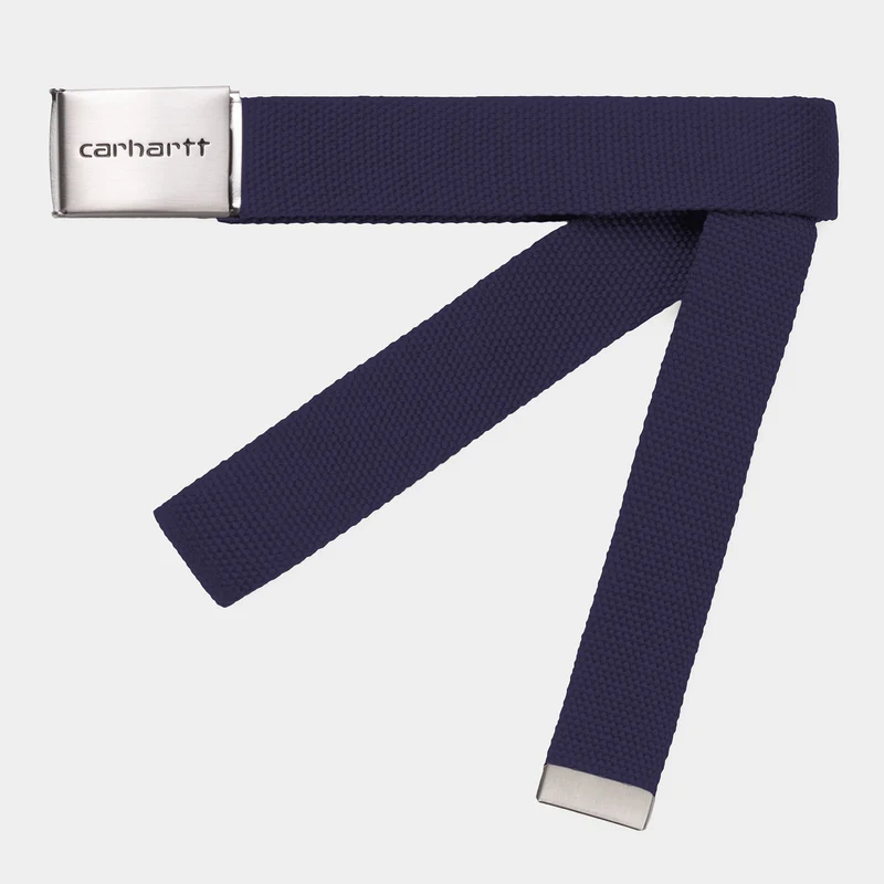 Carhartt WIP Unisex Chrome Clip Gürtel - Cassis
