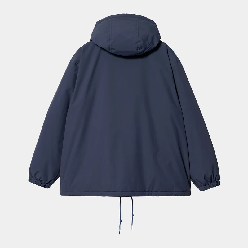 Carhartt WIP Coach-Jacke mit Kapuze für Herren - Blau / Weiß