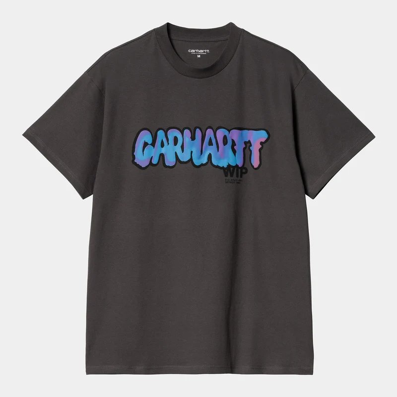 Carhartt WIP Herren Drip T-Shirt – Anthrazit