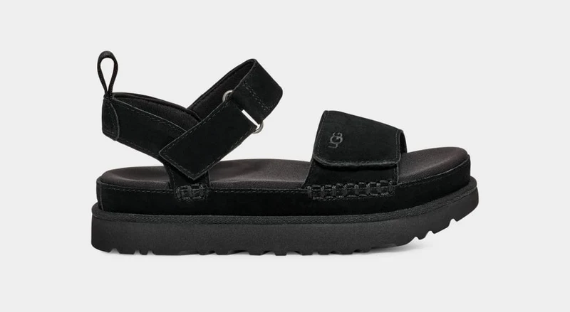 UGG Damen Goldenstar Sandale - Schwarz