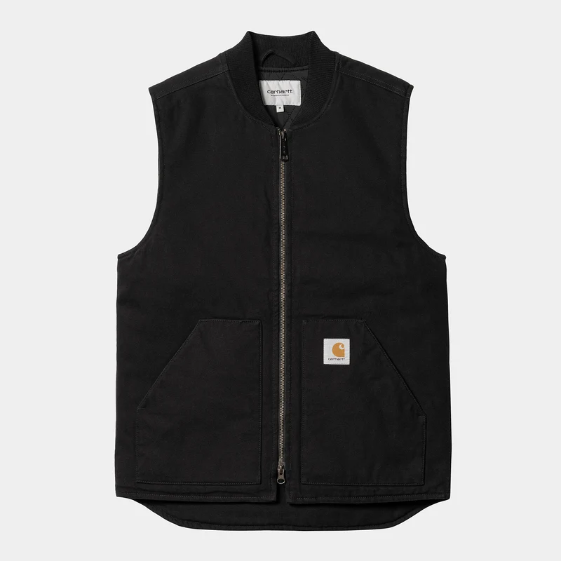 Carhartt WIP Heavy Stone Wash Weste für Herren - Schwarz