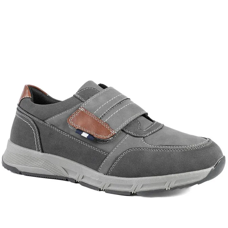 Wide Fit Adjustable Fasten Casual Shoes - WBINS42064 / 327 871