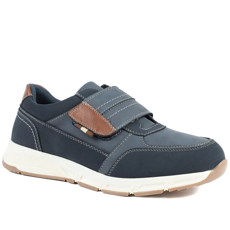 Wide Fit Adjustable Fasten Casual Shoes - WBINS42064 / 327 871