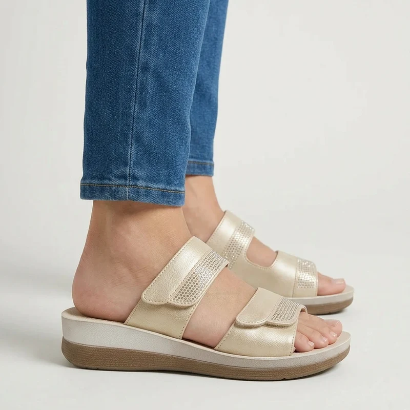 Jaika | Stilvolle Damen-Slipper mit gepolsterter Sohle
