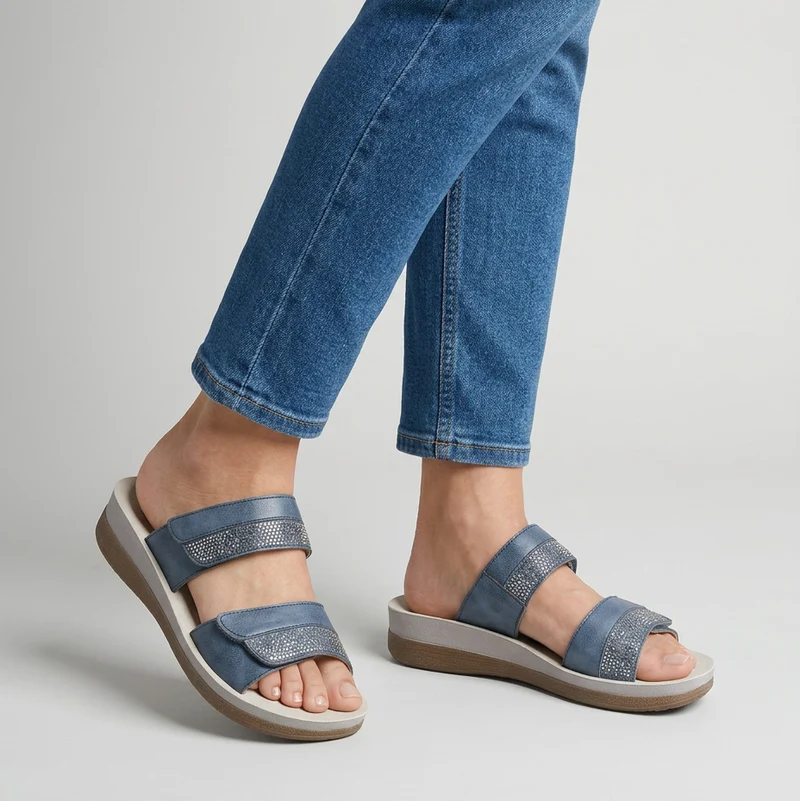 Jaika | Stilvolle Damen-Slipper mit gepolsterter Sohle